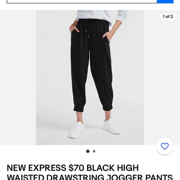 EXPRESS Ankle High Rise Joggers Size Small - Picture 6 of 6